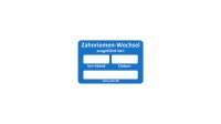 EICHNER Kundendienstaufkleber Spenderbox mit 250 S...