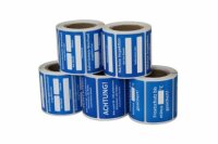 EICHNER Kundendienstaufkleber Spenderbox mit 250 S...