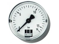 SCHNEIDER Manometer Standard, waagerecht, Messbere...