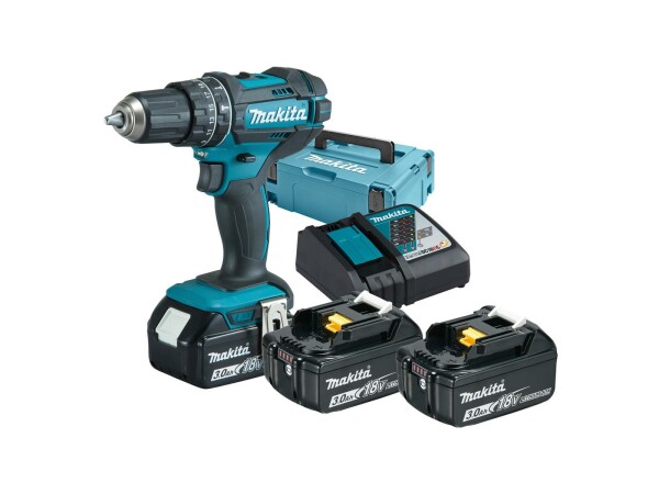 MAKITA Schlagbohrschrauber "DHP482RF3J" Akku, 12 V im Koffer