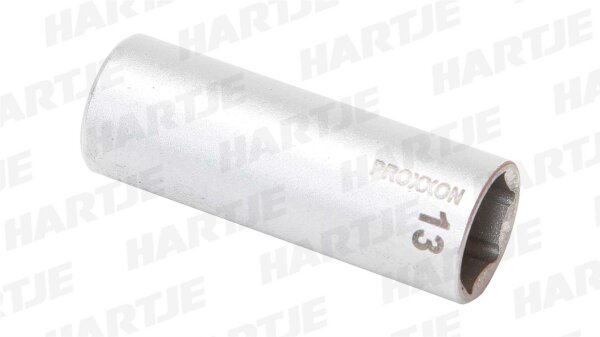 PROXXON Steckschlüsseleinsatz 1/4", Tiefbetteinsat 13 mm