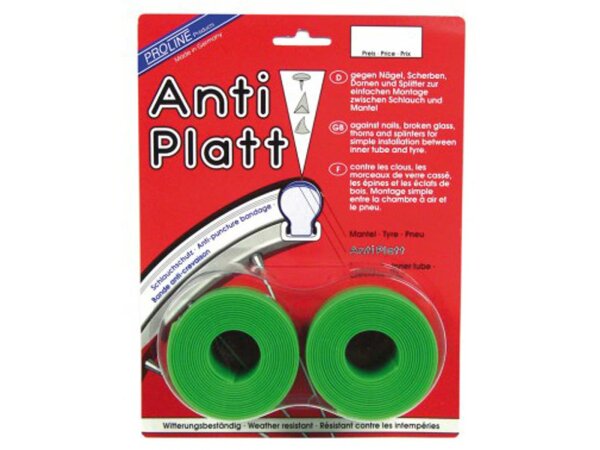 einlegeband anti-platt per paar 37/47-622 grün 37 mm breit