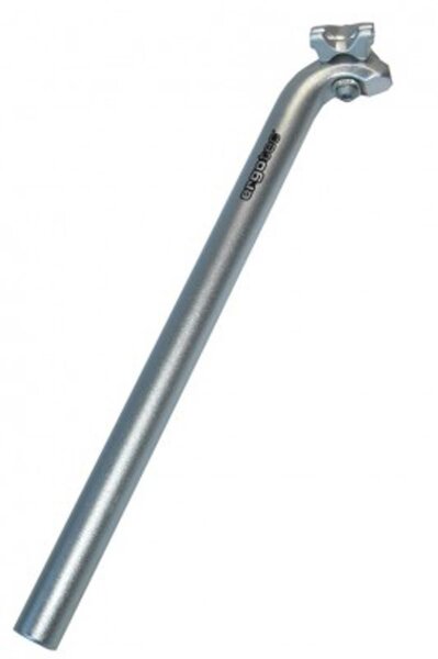 patentsattelst&uuml;tze ergotec hook &oslash; 28,6mm, 400mm, silber, alu