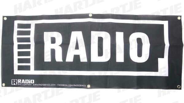 RADIO Werbebanner, Shop Banner, 100x40cm