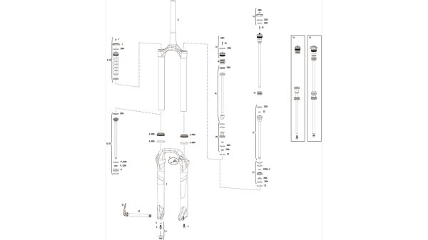 ROCKSHOX "Yari" 2016, Federeinheit Solo Air 180mm 27,5/29/27,5" + Boost