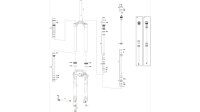 ROCKSHOX "Yari" 2016, Federeinheit Solo Air 180mm 27,5/29/27,5" + Boost