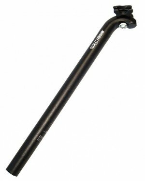 patentsattelstütze ergotec hook ø 26,4mm, 400mm, schwarz, alu