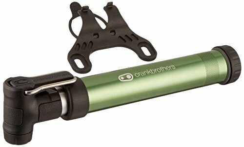 CRANKBROTHERS Minipumpe "Gem", Bis zu 8 bar / 115 psi, für Schrader- und Sclaverandventil, 6061 Aluminium, SB-verpackt, 