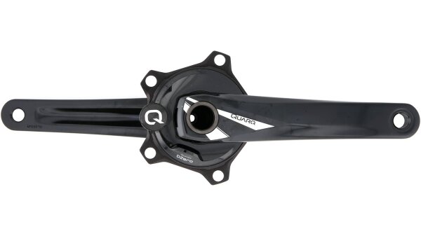 QUARQ Kettenradgarnitur Powermeter "DZero AL", Ohne Kettenblätter und Innenlager, Kurbelarme aus Aluminium, CNC gefräste