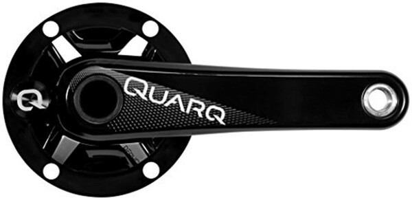 QUARQ Kettenradgarnitur Powermeter "DFour", Ohne Kettenblätter und Innenlager, hohle Exogram Kurbelarme aus Carbon, CNC 