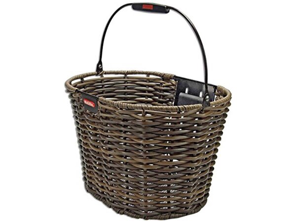 vorderradkorb klickfix structura oval 39x24x28cm,geflochten,o. adapter,16 ltr