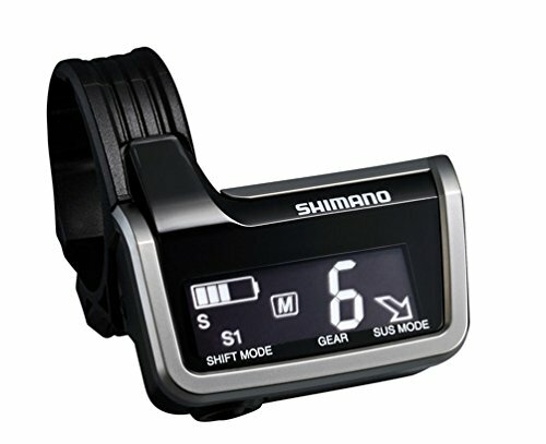 SHIMANO Anzeige "XTR DI2", Für 11-Gang, Info-Anzeige der Gangstellung, Akkuladestand, LED Display, Elektroniksystem: 3 E