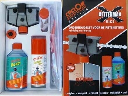 CYCLON Kettenreinigungsset "Kettenmax", Punktgenaues Auftragen und minimaler Verbrauch von Cyclon Reinigungs- und Schmie