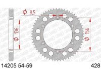 AFAM Kettenrad "14205" 428, Stahl, silber 59...