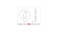 RK Antriebsritzel "4010-8Q" 520, Stahl, Offroad...