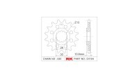 RK Antriebsritzel "4104-2Q" 520 Stahl Racing,...