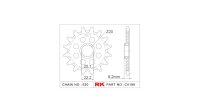 RK Antriebsritzel "4199-8Q" 520, Stahl, Offroad...
