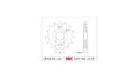 RK Antriebsritzel "6186" 530, Stahl 16 Zähne
