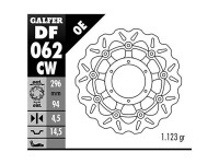 GALFER Wave Bremsscheibe "DF062", CW-...
