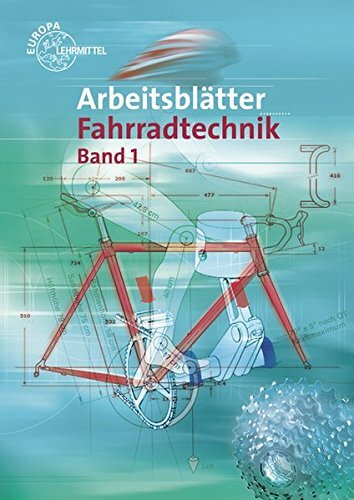 EUROPA LEHRMITTEL Buch, Fahrzeugtechnik, "Arbeitsblätter Fahrradtechnik Band 1", 176 Seiten, ISBN: 978-3-8085-2391-9