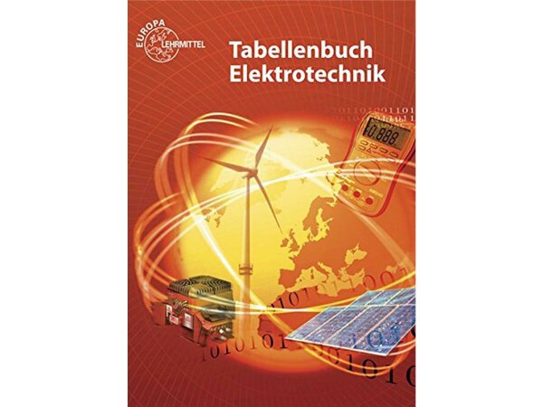 EUROPA LEHRMITTEL Buch, Elektrotechnik/Elektronik, "Tabellenbuch Elektrotechnik", 560 Seiten, ISBN: 978-3-8085-3430-4