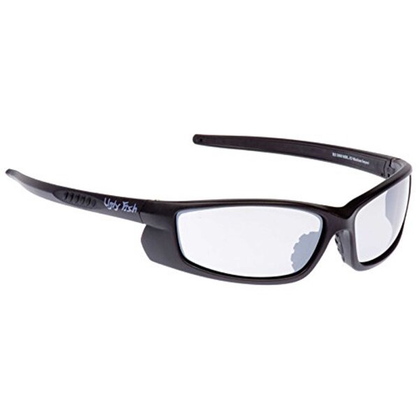 UGLY FISH Sonnenbrille "RS3800", Etwas kleinere Gläser, mit seitlichem Sonnen- und Windschutz, mit Hardcover-Etui, schwa