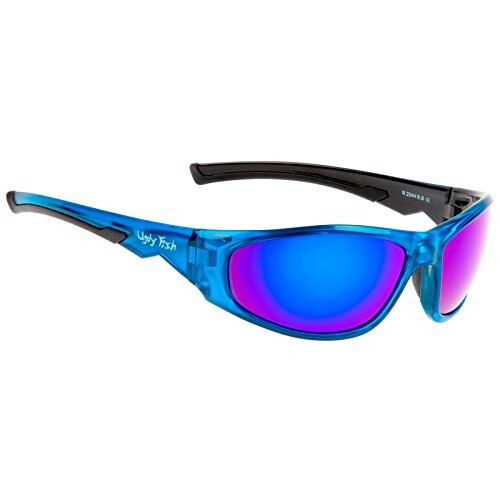 UGLY FISH Sonnenbrille "Torpedo RS2044", Sehr gute Passform, mit flexiblen Bügeln, mit Hardcover-Etui, blau, blau