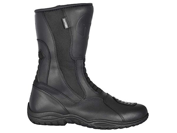 OXFORD Stiefel "Tracker", 100% Leder, langer Schaft, schwarz, Wind- und wasserdicht, Obermaterial aus hochwertigem Leder