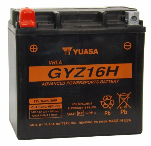 Batterie "GYZ16H", Yuasa, AGM, versiegelt, startverstärkt, rüttelfest