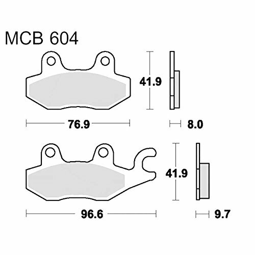 TRW Bremsbelag "MCB 604" Satz Typ SH Sinterm