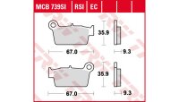 TRW Bremsbelag "MCB 739" Satz Typ EC Organis
