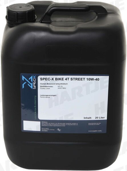 SPEC-X Motoröl "Bike 4T Street" 10W-40,  20 l Kanister