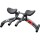 3T Aerobar "Revo Team", SB-verpackt, Carbon, Vorbauklemmung 31,8mm, Extensions: S-Bend Alu, New Comfort Armauflagen Alu 