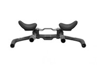 3T Aerobar "Vola Team Stealth Essential", Carbon, Vorbauklemmung 31,8mm, Extensions: S-Bend Alu, Armauflagen Kunststoff,