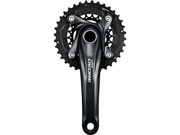 KRG Shimano M617 38/24 170mm FCM617, schwarz, ohne  KSS, 2-PCS