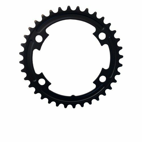 SHIMANO Kettenblatt "105", 5800, 4-Arm, 110mm Lochkreis, 2/11-fach, schwarz, SB-verpackt, 34Z.