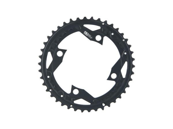 SHIMANO Kettenblatt "SLX FC-M670", 10-/2-fach, 4-Arm, SB-verpackt, schwarz, 42Z.