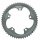 SHIMANO Kettenblatt "105", 5800, 52Z. (Typ B), 5-Arm, 130mm Lochkreis, 2/10-fach, SB-verpackt, silber