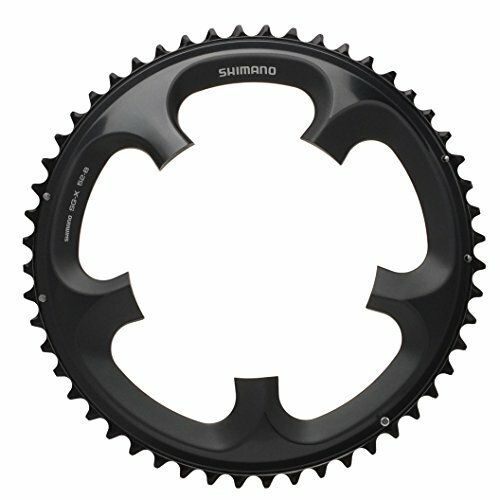 SHIMANO Kettenblatt "Ultegra FC-6700", 10-fach, 5-Arm, 130mm Lochkreis, SB-verpackt, 52Z. (Typ B), silber