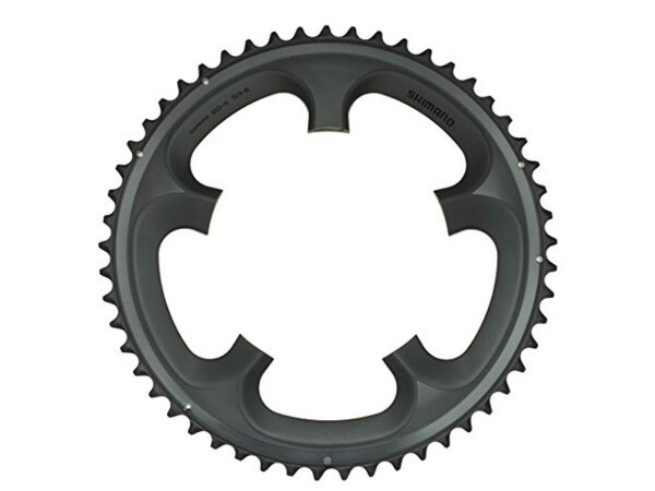 SHIMANO Kettenblatt "Ultegra FC-6700", 10-fach, 5-Arm, 130mm Lochkreis, SB-verpackt, 53Z. (Typ B), silber