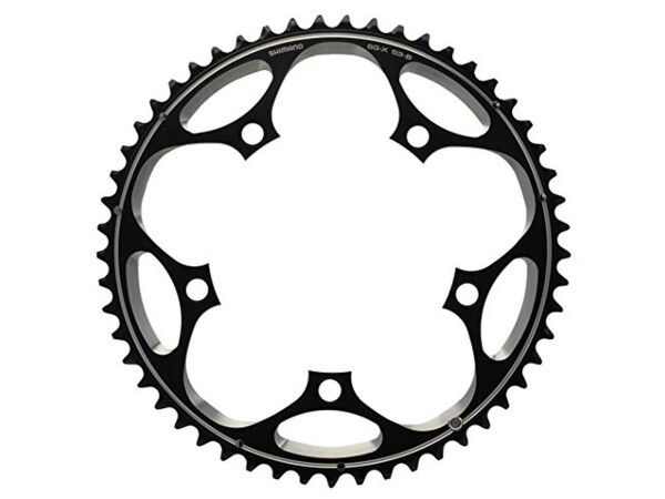 SHIMANO Kettenblatt "Ultegra FC-6601", 10-fach, 5-Arm, 130mm Lochkreis, SB-verpackt, grau, 53Z. (B)