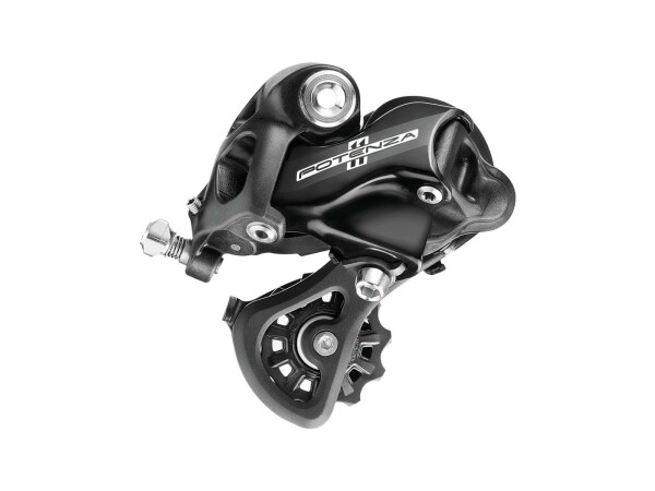CAMPAGNOLO Schaltwerk "Potenza 11", SB-verpackt, 11-fach, 211g, schwarz, kurzer Käfig