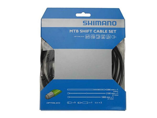SHIMANO Schaltzugset "OT-SP41 Optislick", XTR Niveau, bestehend aus:, 1Stk. Innenzug Ø 1,2mm x 2100mm,  Edelstahl, 1Stk.