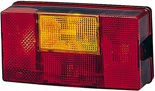 HELLA Heckleuchte "Serie 006 040", Maße: 210 x 108 x 66mm, Für waagerechten Einbau in Zugfahrzeuge und Anhänger. Zulässi