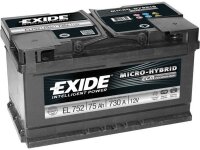 EXIDE Starterbatterie "EFB" 3DX Gitter T...