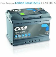 EXIDE Starterbatterie "Premium" 30 % ext...