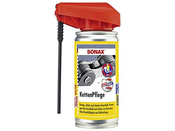 SONAX Kettenspray, Reinigt, schützt und schmiert dauerhaft., Verringert den Verschleiß und schützt vor Korrosion, sorgt