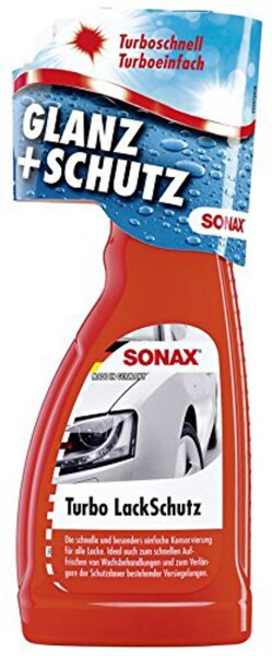 SONAX LackSchutz "Turbo", Die schnelle und besonders einfache Konservierung für alle neuen, neuwertigen oder bereits mit