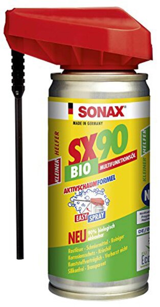 SONAX Multifunktionsöl "SX90 Plus Easy-Spray BIO", Doppelsprühsystem für gezielten und flächigen Produktauftrag ohne ums