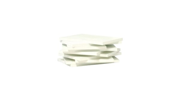 PROFICOLOR Spachtel "Squeegee" Gummispachtel, 10 x weiß
